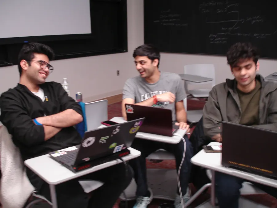 The HiveOps team at YHack at Yale.